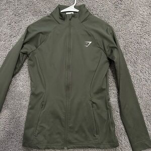 Gymshark Olive Green Zip up